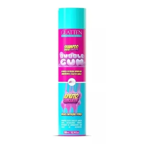 GLATTEN SH 300ML BUBLLE GUM
