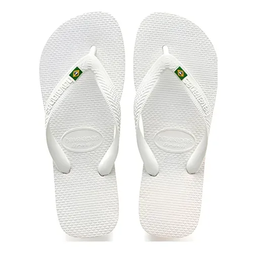 HAVAIANAS BRASIL LOGO 35/36 BRANCO
