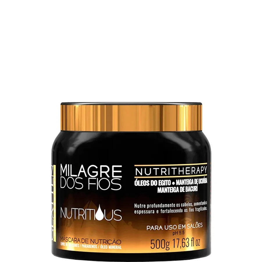 GLATTEN MASC 500G NUTRITIONS MILAGRE DOS FIOS