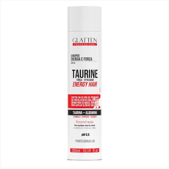 GLATTEN COND 300ML TAURANI ENERGY HAIR