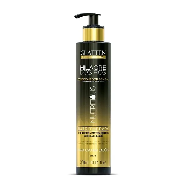 GLATTEN COND 300ML NUTRITIOUS MILAGRE DOS FIOS