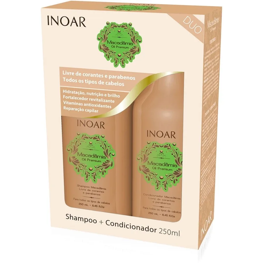 INOAR KIT 250ML DUO MACADAMIA SH+COND