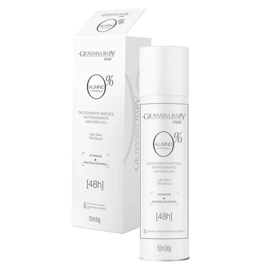 GIOVANNA BABY AERO 150ML SEM ALUMINIO NEUTRAL