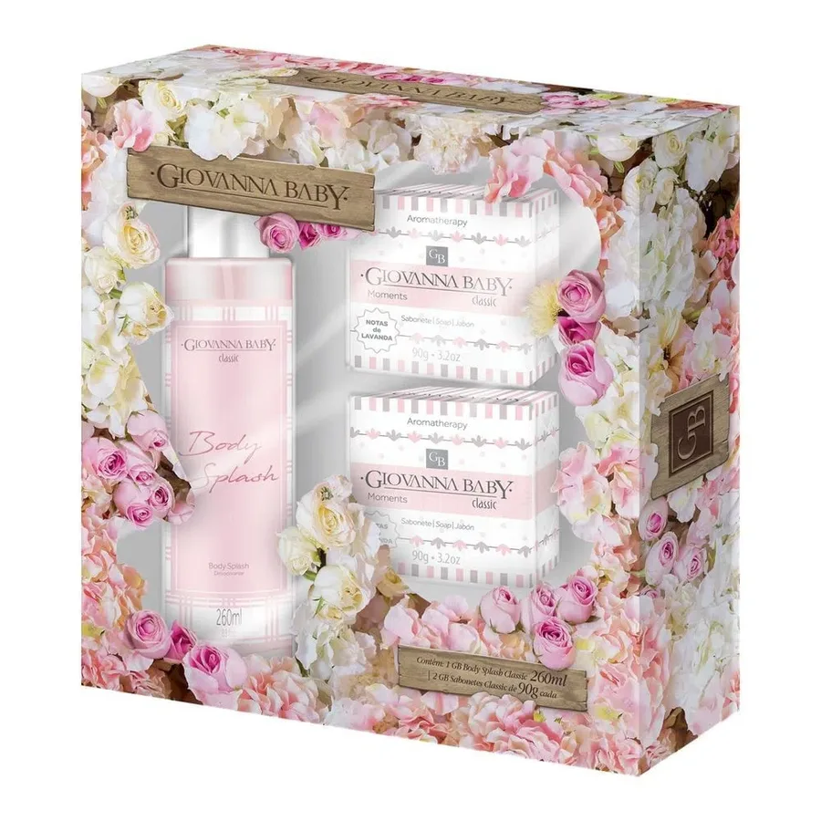 GIOVANNA BABY KIT FLORES BODY SPLASH E SAB CLASSIC