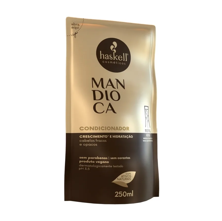 HASKELL COND 250ML REFIL MANDIOCA