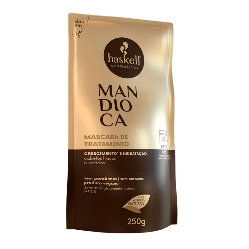 HASKELL MASC 250ML REFIL MANDIOCA