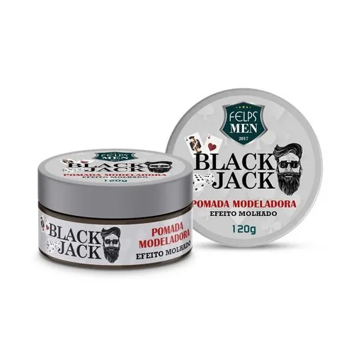 FELPS MEN 120G BLACK JACK POMADA MOLHADO