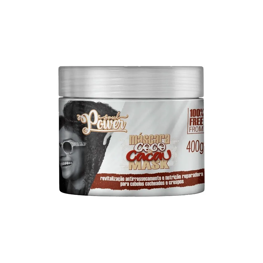 SOUL POWER MASC 400G COCO E CACAU