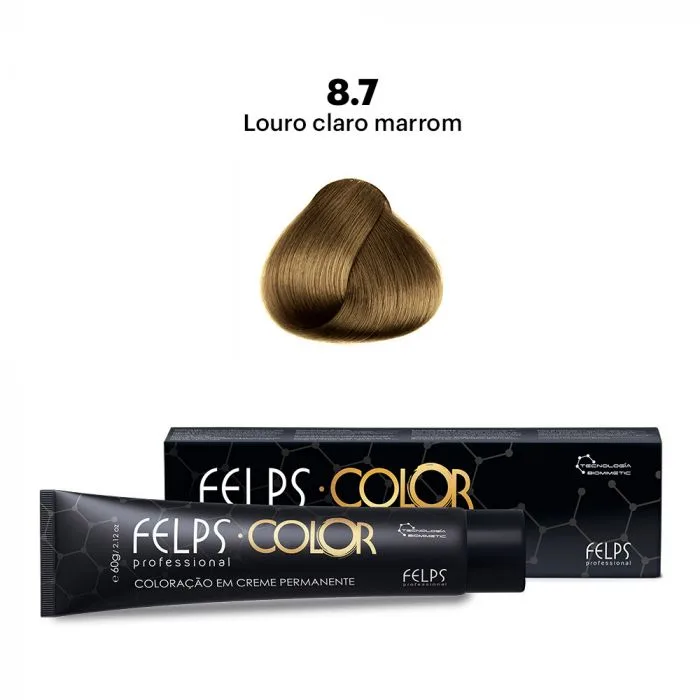 FELPS COLOR 8/7 LOURO CLARO MARROM