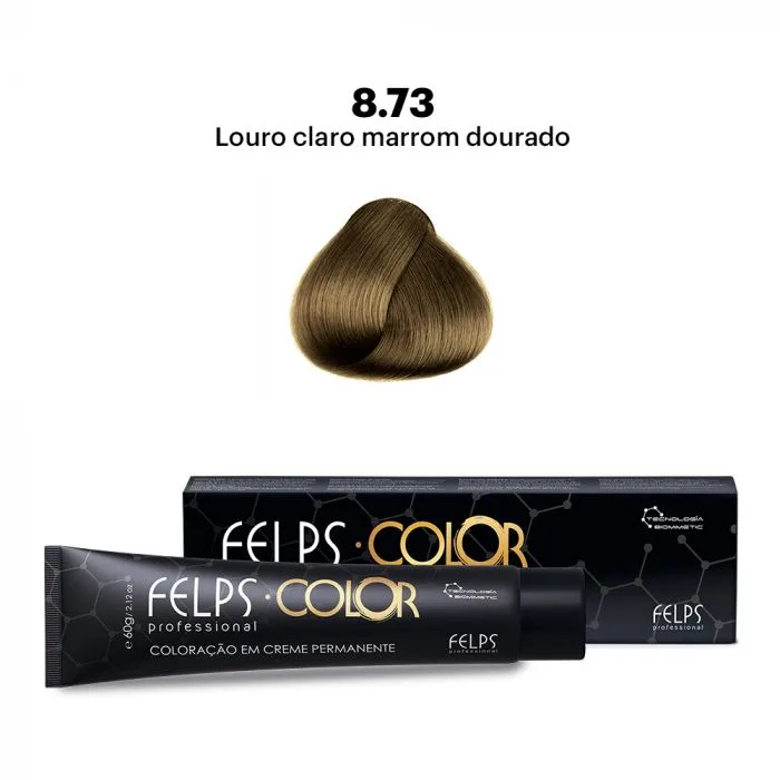 FELPS COLOR 8/73 LOURO CLARO MARROM DOURADO