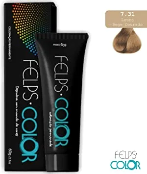FELPS COLOR 7/31 LOURO BEGE DOURADO