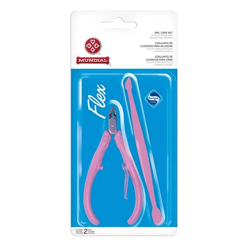MUNDIAL ALICATE REF168 + ESP FLEX ROSA