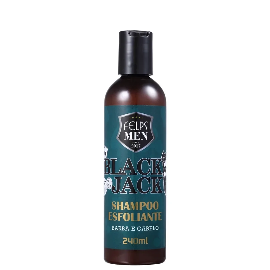 FELPS SH 240ML MEN BLACK JACK ESFOLIANTE