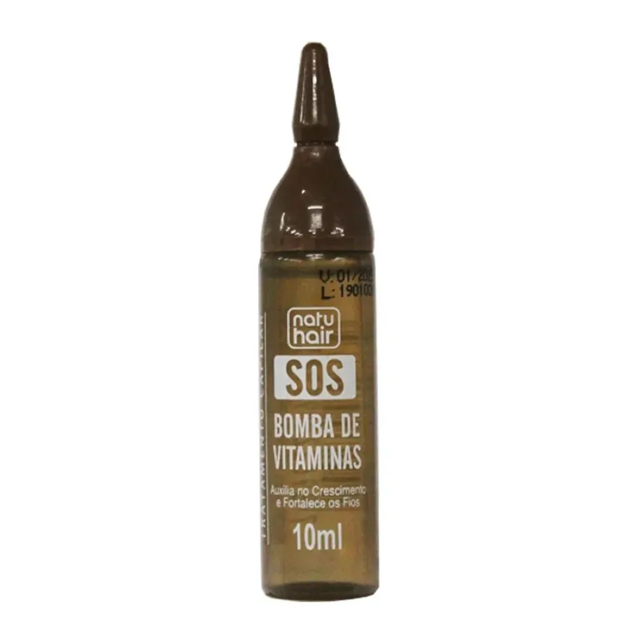 NATUHAIR AMPOLA 10ML TRAT CAPILAR SOS BOMBA VITAMI