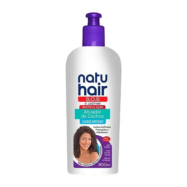 NATUHAIR ATIVADOR DE CACHOS 300ML SOS LEVES