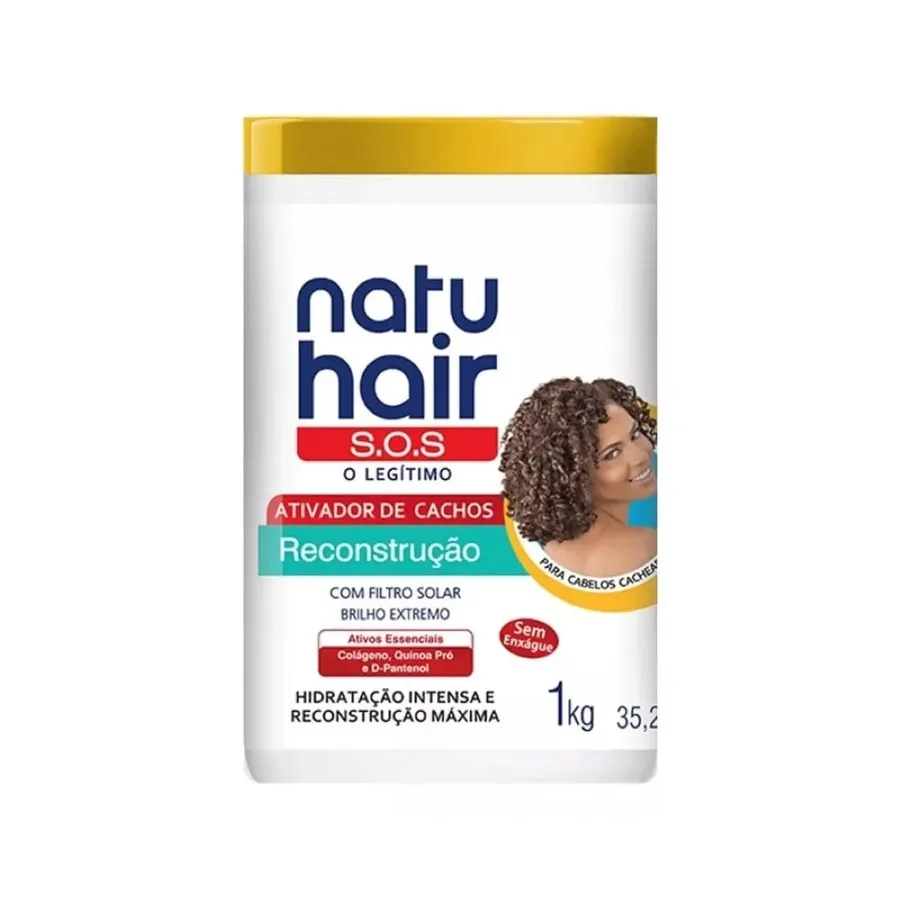 NATUHAIR ATIVADOR DE CACHOS 500G RECONSTRUCAO