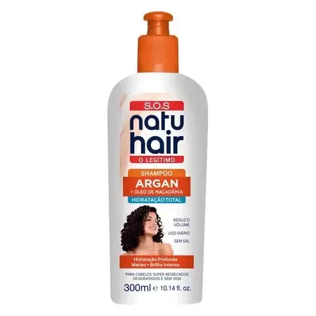 NATUHAIR SH 300ML ARGAN MACADAMIA