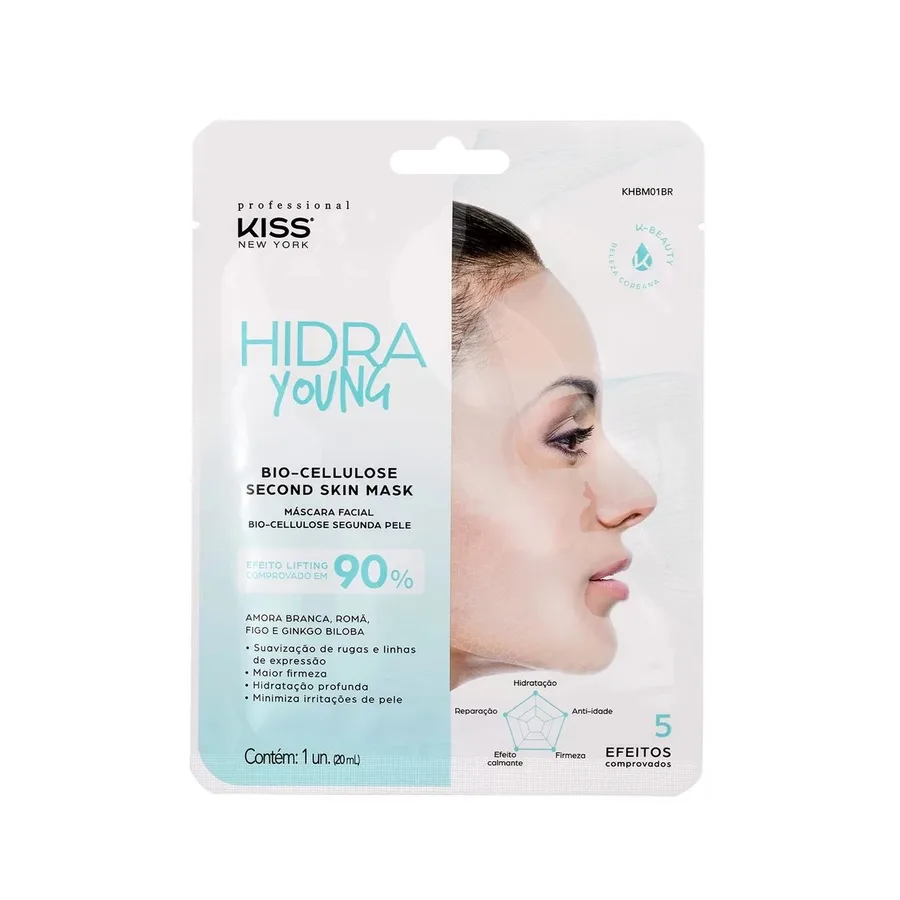 KISS KNP HIDRAYOUNG MASC FACIAL BIOCELLULOSE
