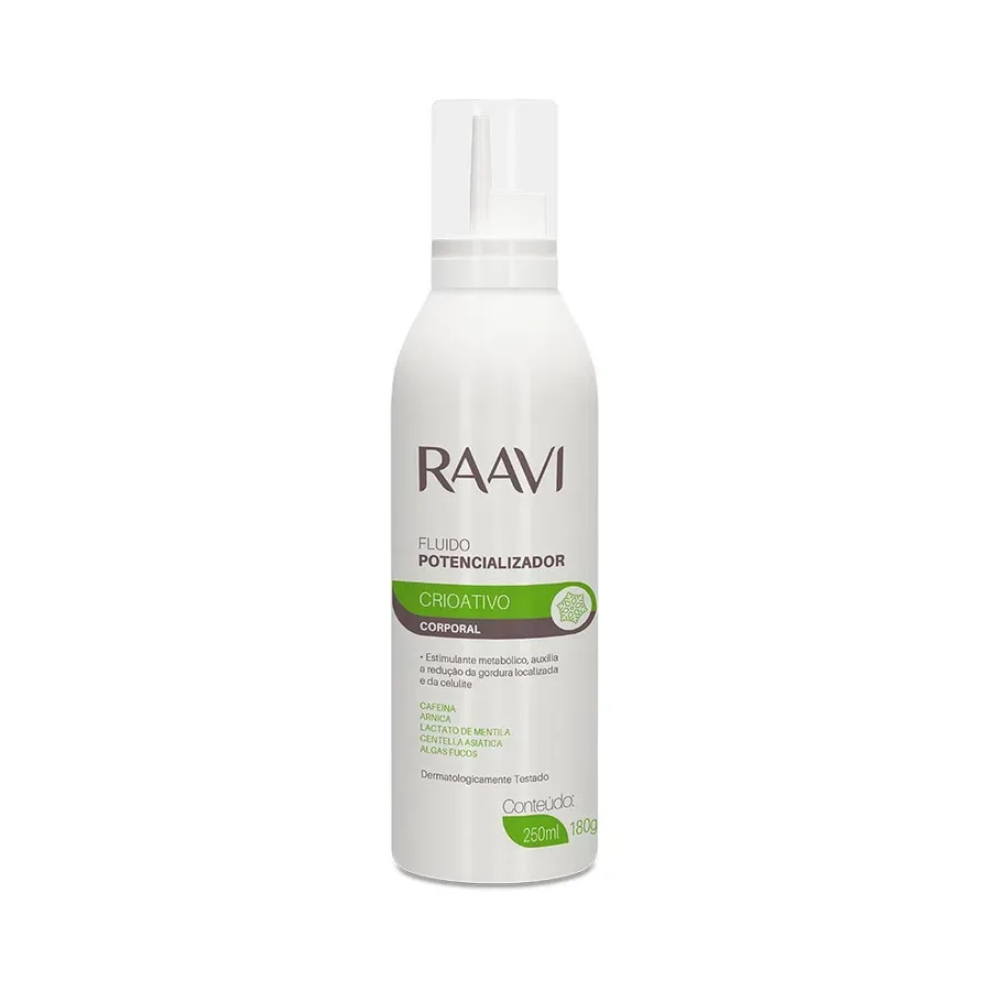 RAAVI FLUIDO 250ML POTENCIALIZADOR CRIOTERAPICO