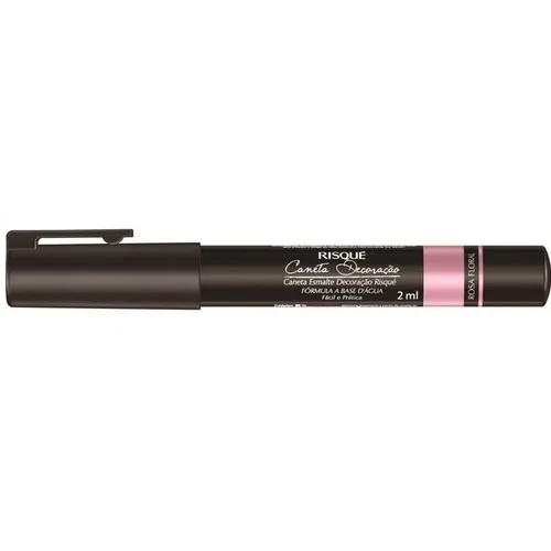RISQUE ESM 2ML CANETA DEC ROSA FLORAL