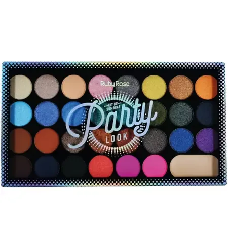 RUBY ROSE PALETA DE SOMBRA 30 COR PARTY LOOK