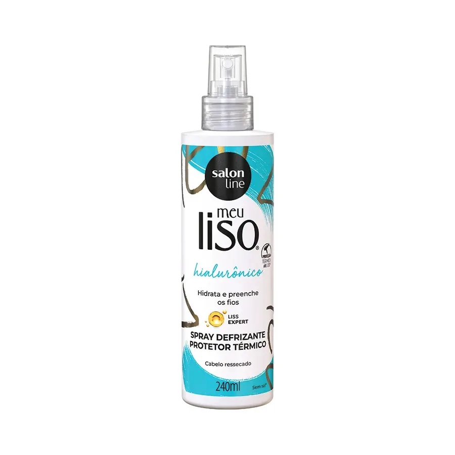 S.LINE SPRAY 240ML DEFRIZANTE MEU LISO ACIDO HIALU