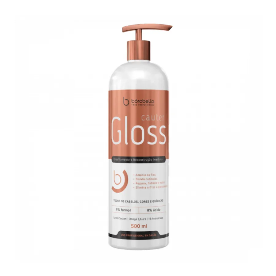 BORABELLA CAUTER 500ML GLOSS ESPELHAMENTO