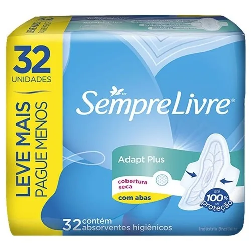 SEMPRE LIVRE ABS ADAPT PLUS SECA ABAS(E) 32UN