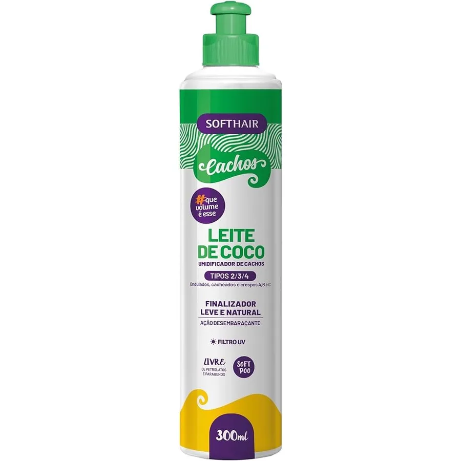 SOFTHAIR ATIVADOR 300G CACHOS 2/3/4 LEITE DE COCO