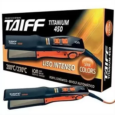 TAIFF PRANCHA TITANIUM 450° BIVOLT COLORS LARANJA