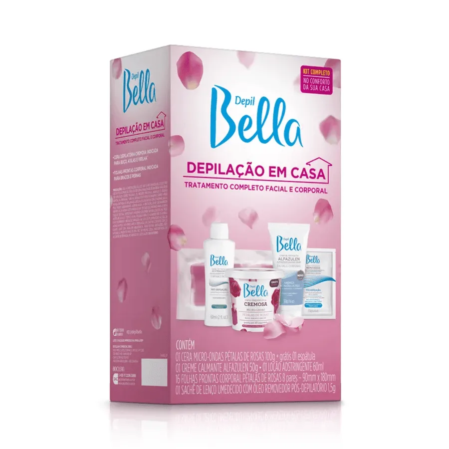 DBELLA KIT DEPILAÇÃO EM CASA