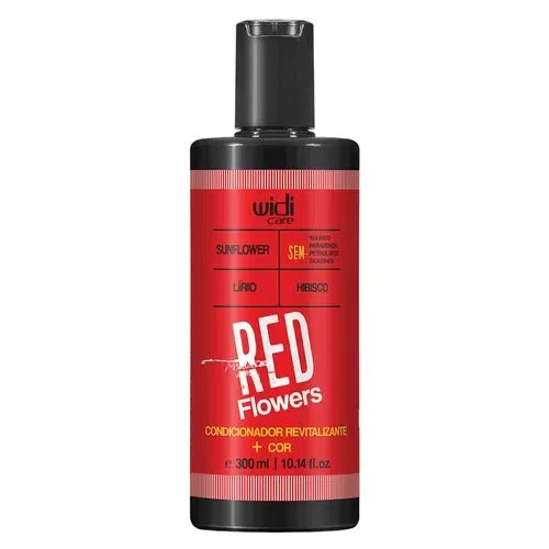 WIDICARE COND 300ML RED FLOWERS
