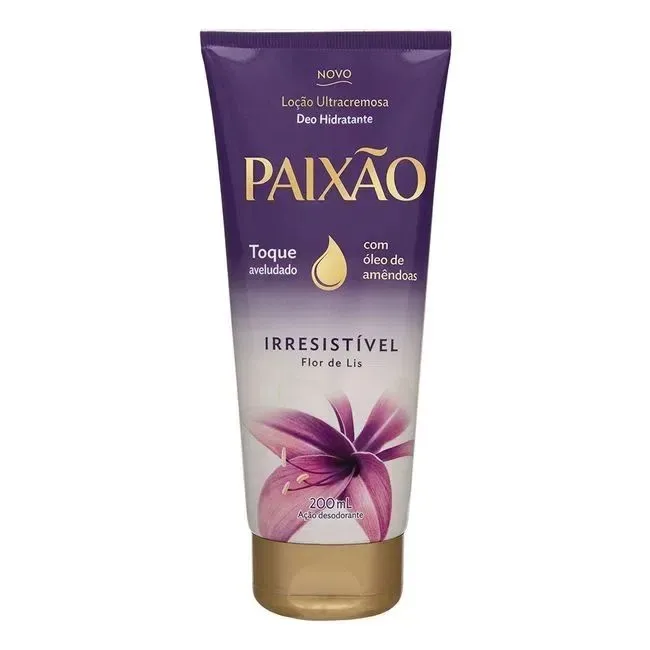 PAIXAO HIDRATANTE 200ML BISNAGA I IRRESISTIVEL