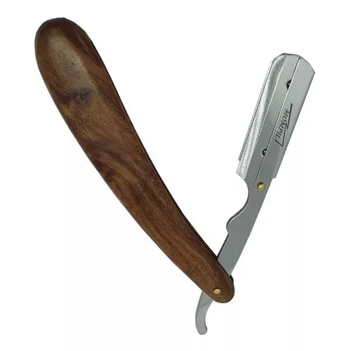 DILCINTIA NAVALHA DE BARBEAR ACO INOX CBO MADEIRA