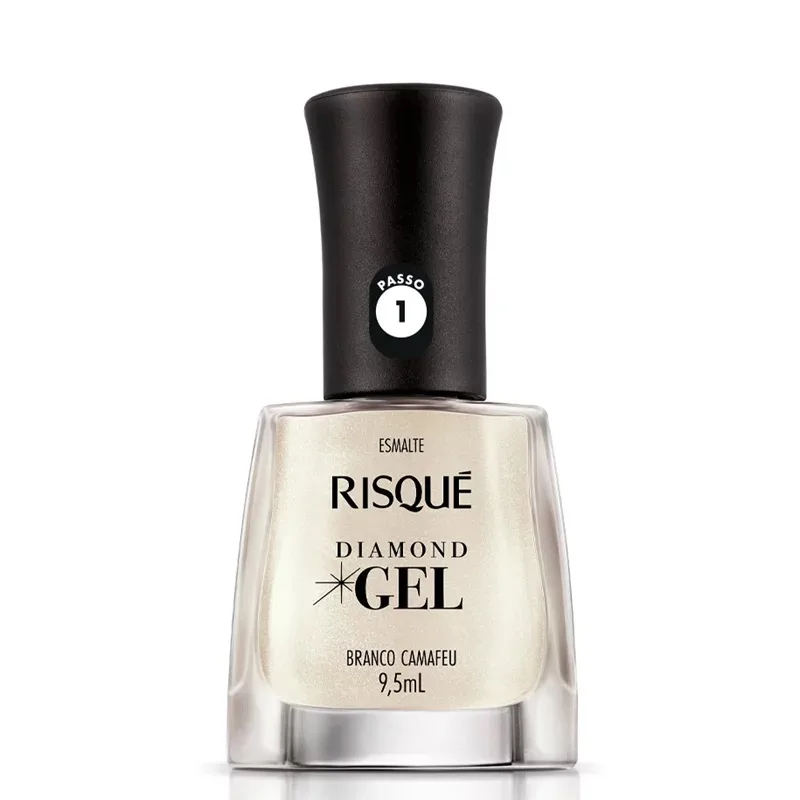 RISQUE ESM 9,5ML DIAMOND BRANCO CAMAFEU