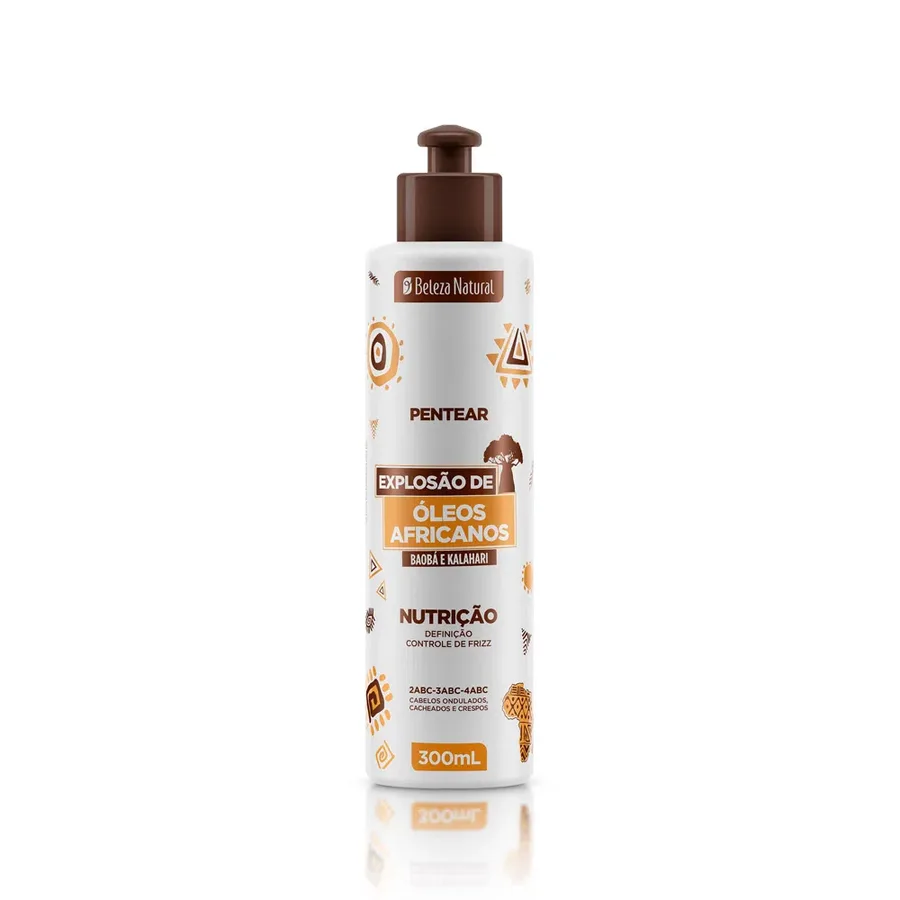 BELEZA NATURAL CR 300G PENT OLEOS AFRIC