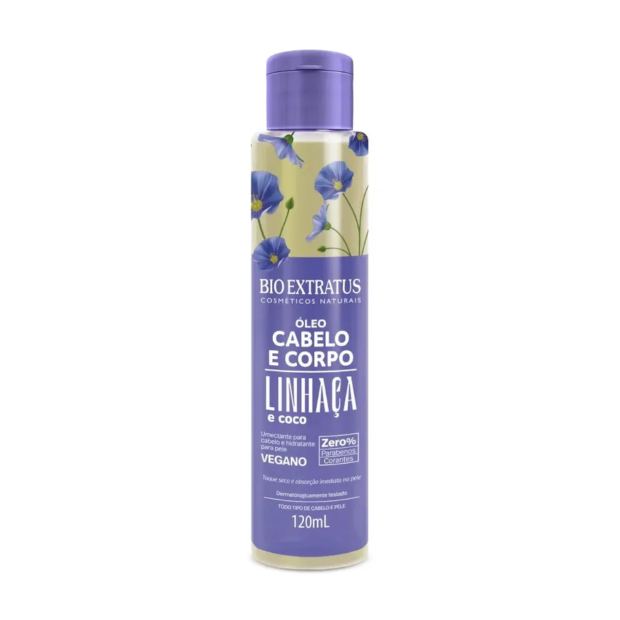 BIOEXTRATUS OLEO 120ML CAB/CORPO LINHACA