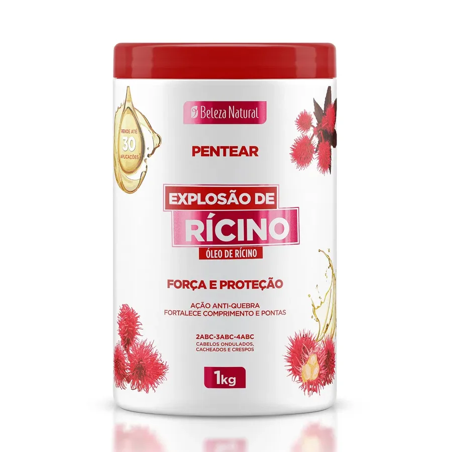 BELEZA NATURAL CREME 1KG PENTEAR EXPLOSAO RICINO