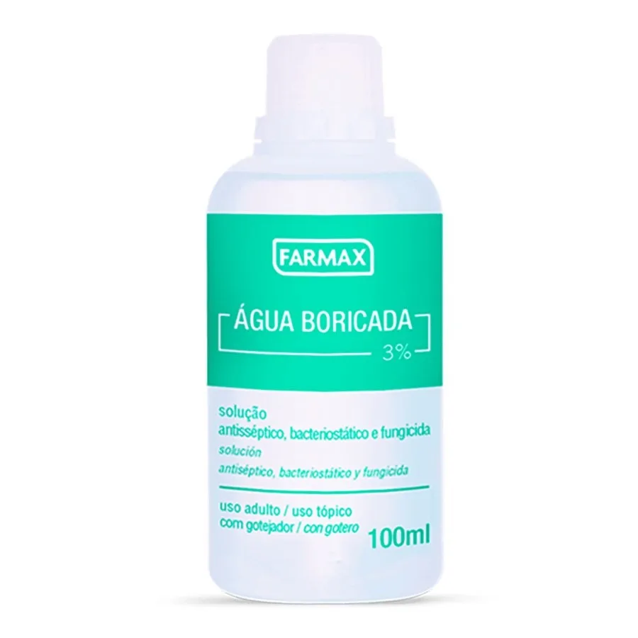 FARMAX AGUA BORICADA 100ML GOTEJADOR