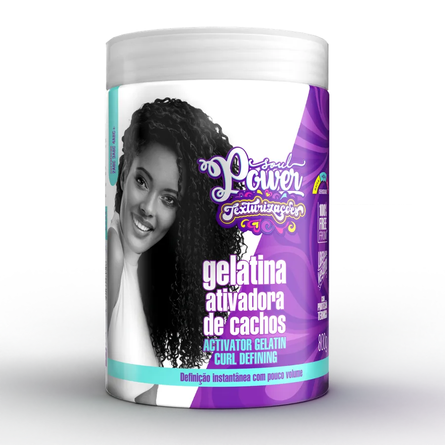SOUL POWER GELATINA 800G TEXTURIZAÇAÕ ATIVADOR C