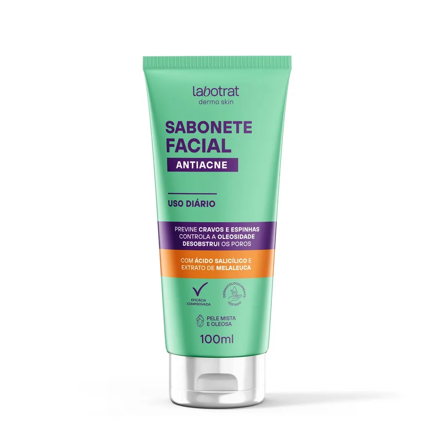 LABOTRAT SABONETE FACIAL 100ML ANTIACNE DERMO SKIN