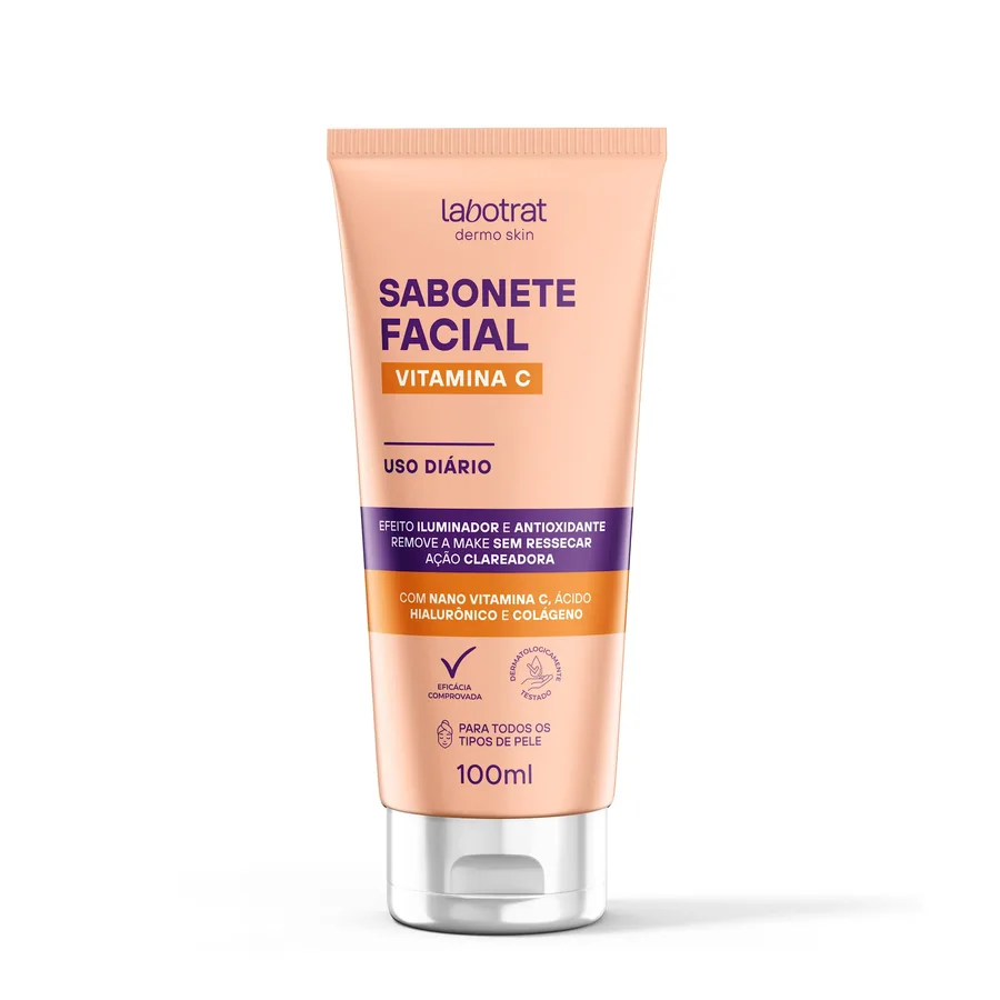 LABOTRAT SABONETE FACIAL 100ML C/VITAMINA C DERMO