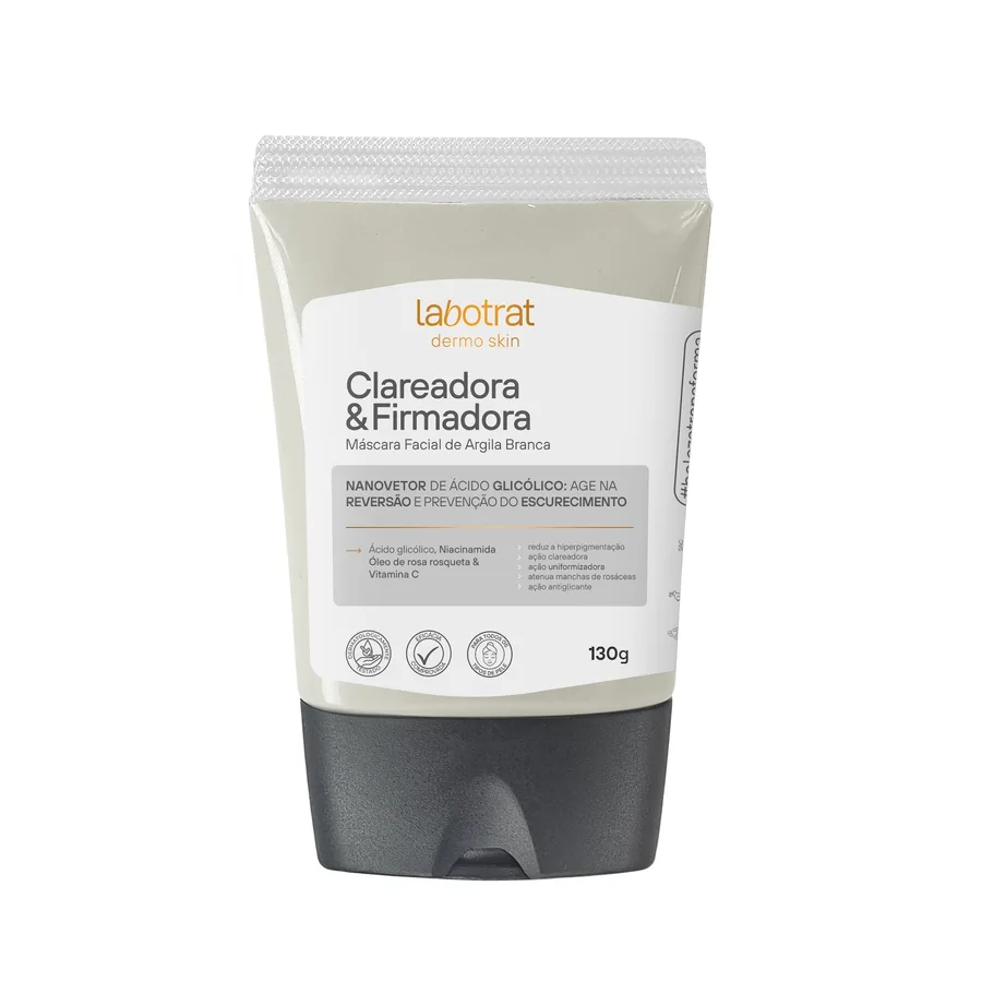 LABOTRAT MASC FACIAL 130G ARGILA BRANCA DERMO SKIN