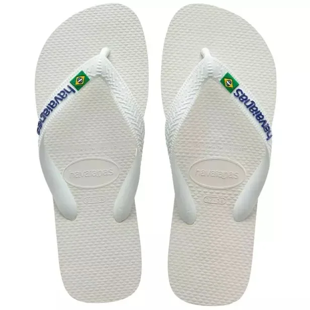 HAVAIANAS BRASIL LOGO 39/40 BRANCO