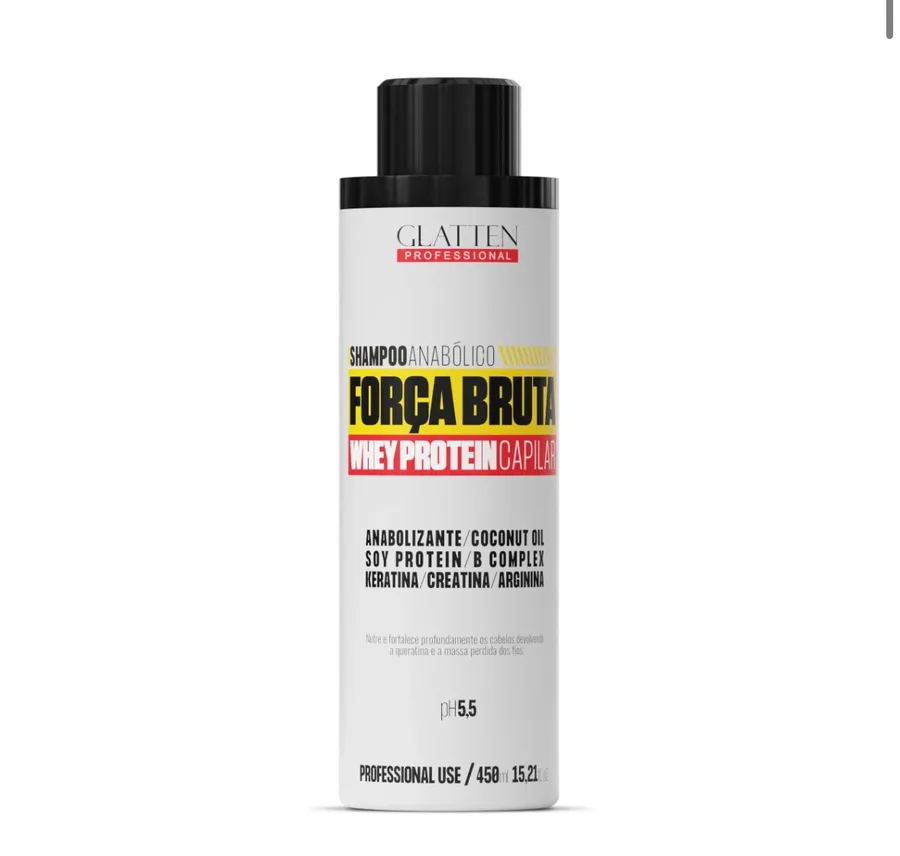 GLATTEN SH 450ML FORCA BRUTA