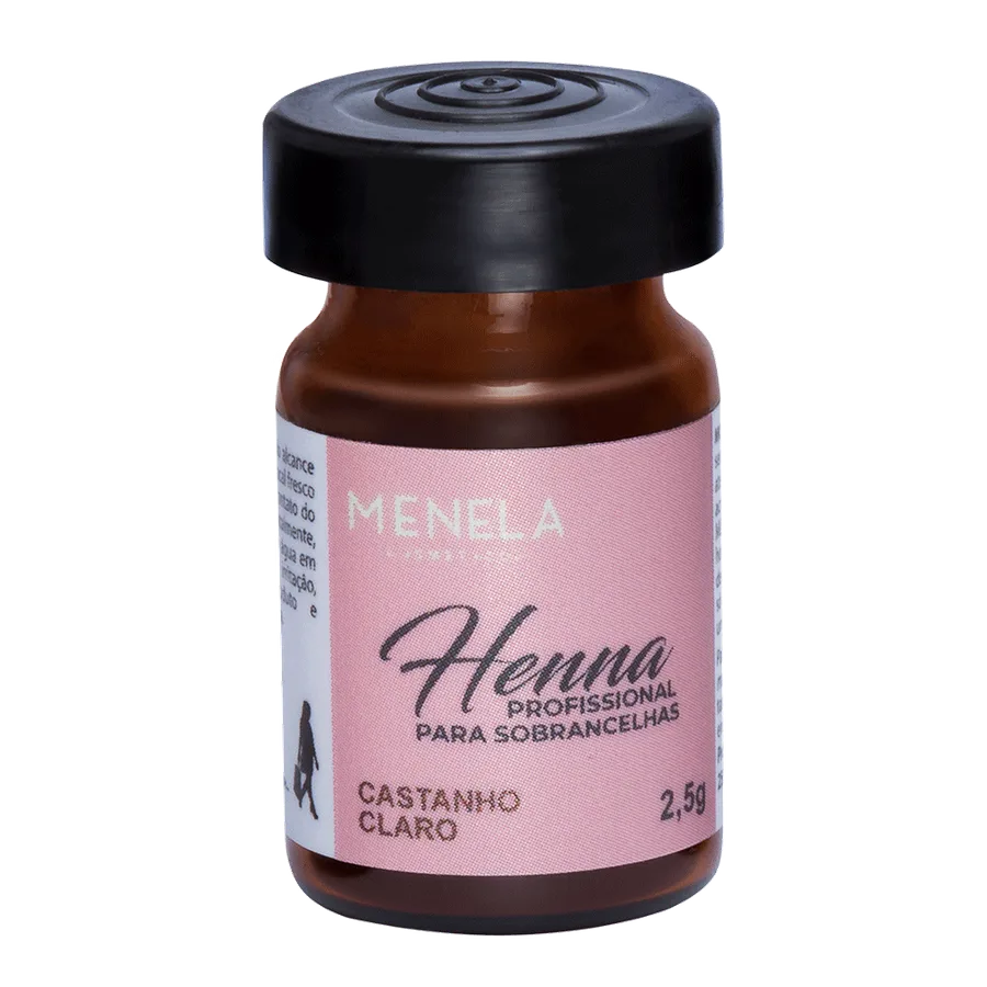 MENELA KIT HENNA P/SOBRANCELHAS 2,5G C. CLARO