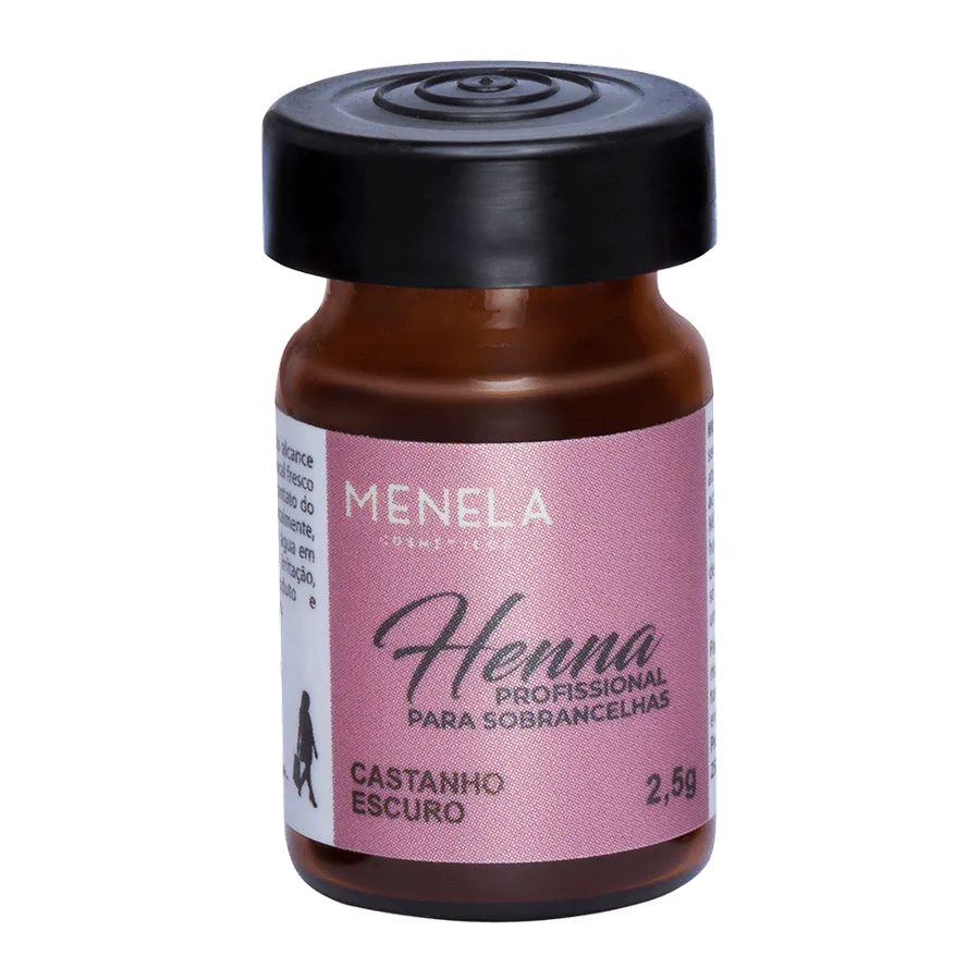 MENELA KIT HENNA P/SOBRANCELHAS 2 5G C. ESCURO