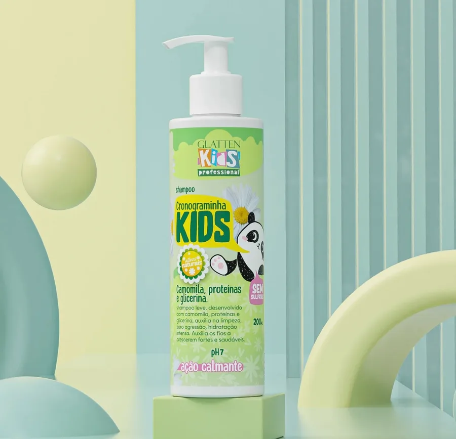 GLATTEN SH KIDS 200ML CRONOGRAMINHA