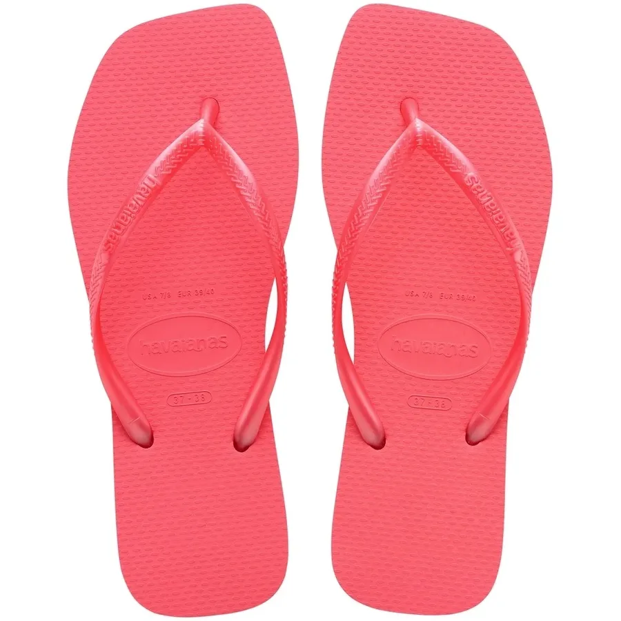 HAVAIANAS SLIM SQUARE 33/34 CORAL TROPIC