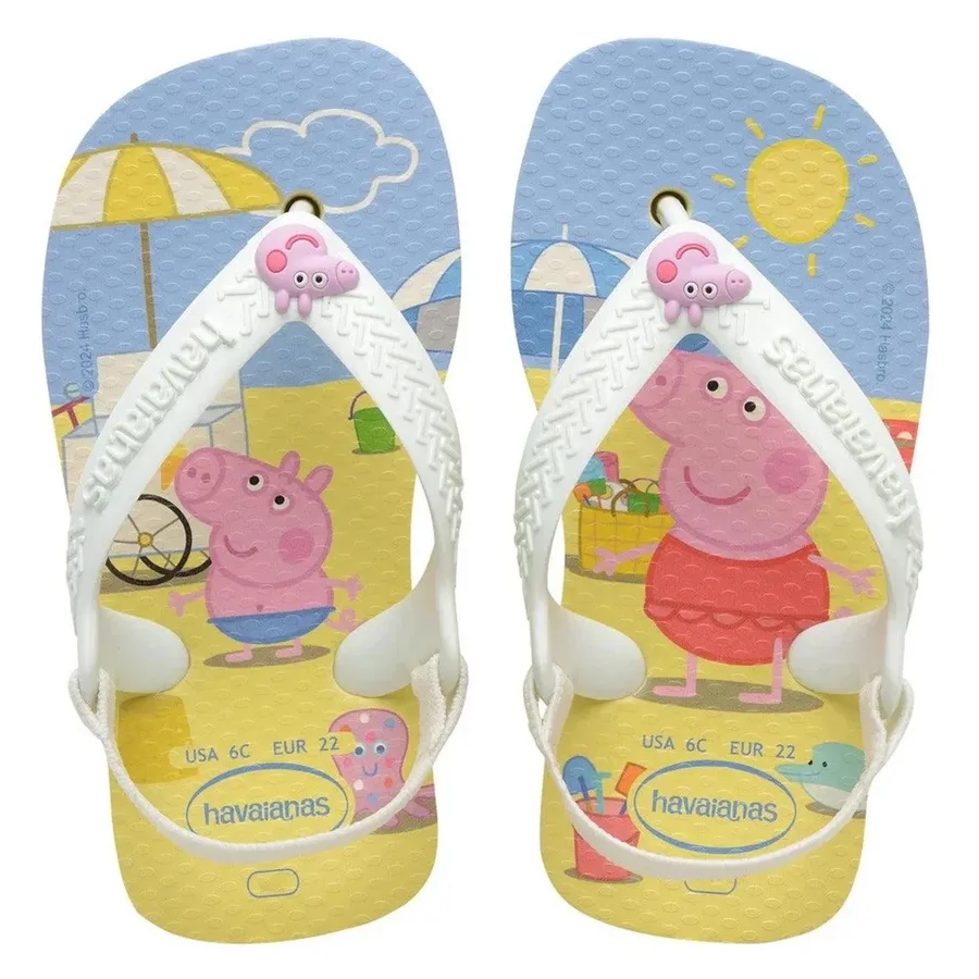 HAVAIANAS BABY PEPPA PIG 23/24 BUTTERCREAM